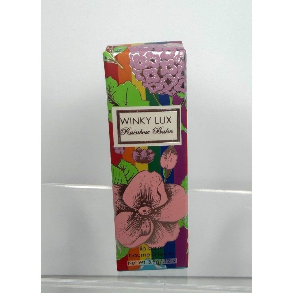 Winky Lux RAINBOW Balm Color Enhancing Lip Balmโ 0.12 oz Full Size New In Box